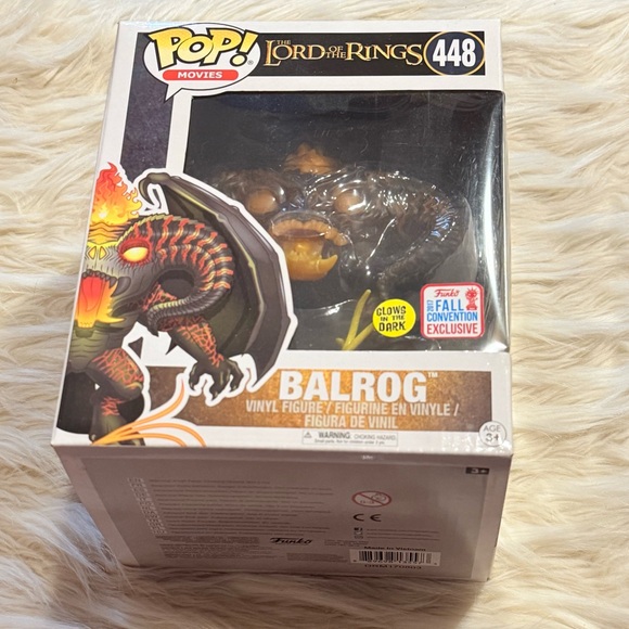 Funko Pop Lord of the Rings Balrog glow in the dark exclusive